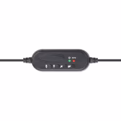 Manhattan Mono Over-Ear Headset (USB) (Clearance Pricing), Microphone Boom (padded), Retail Box Packaging, Adjustable Headband, In-Line Volume Control, Ear Cushion, USB-A for both sound and mic use, cable 1.5m, Three Year Warranty - Additional view 7
