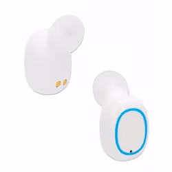 Manhattan Bluetooth In-Ear Headphones (Clearance Pricing), White, Microphone, Integrated Controls, Sweatproof, Noise Isolating, 5 hour usage time, Max Range 10m, Charging Case with Powerbank (1200mAh), Bluetooth v5.0, USB-A charging cable included, 3 Year Warranty - Additional view 5