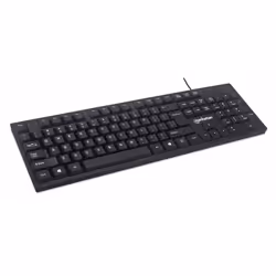 Manhattan Keyboard UK USB Wired, Standard Qwerty layout, Black, Full Size Keys, Cable 1.5m, USB-A connection, Plug and Play, Three Year Warranty, Retail Boxed - Additional view 2