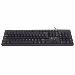 Manhattan Keyboard UK USB Wired, Standard Qwerty layout, Black, Full Size Keys, Cable 1.5m, USB-A connection, Plug and Play, Three Year Warranty, Retail Boxed - Additional view 4