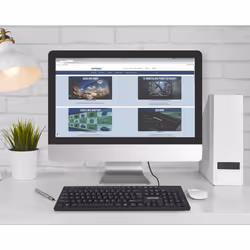 Manhattan Keyboard UK USB Wired, Standard Qwerty layout, Black, Full Size Keys, Cable 1.5m, USB-A connection, Plug and Play, Three Year Warranty, Retail Boxed - Additional view 5