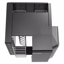 Manhattan Laptop Charging Cabinet Desktop via USB-C 15.6" 7-bay via USB-C 65W, Suitable for USB-C laptops (to 15.6"), iPads, MacBooks, Chromebooks, other USB-C devices, Bays 402x290x50mm, USB-C charging cables included,Cart, UK & EU - Additional view 7