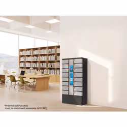 Manhattan Kiosk Individual compartment Laptop Cabinet USB-C 15.6" 16-bay via USB-C 30W, Suitable for Tablets/phones, iPads, MacBooks, Chromebooks, other USB-C devices, Bays 328x220x100mm, USB-C charging cables included,Cabinet, UK & EU - Additional view 7