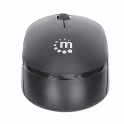 Manhattan Performance III Wireless Mouse, Black, 1000dpi, 2.4Ghz (up to 10m), USB, Optical, Ambidextrous, Three Button with Scroll Wheel, USB nano receiver, AA battery (not included), Low friction base, Three Year Warranty, Retail Box - Additional view 5