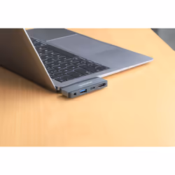 Manhattan USB-C Travel Dock/Hub, Ports (x4): HDMI, USB-A, USB-C and 3.5mm audio, With Power Delivery (100W) to USB-C Port, Black/Space Grey, External Power Supply Not Needed, All Ports can be used at the same time - Additional view 8