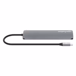 Manhattan USB-C Dock/Hub with Card Reader, Ports (x5): HDMI, USB-A (x2) and USB-C (x2), With Power Delivery (100W) to USB-C Port (Note additional USB-C wall charger and USB-C cable needed),Universal,USB 3.2 Gen 1 (aka USB 3.0),All Ports can be used at the same time - Additional view 6