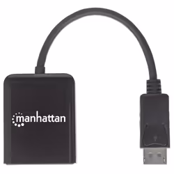 Manhattan DisplayPort 1.2 to 2-Port DisplayPort 1.2 Splitter Hub with MST, 4K@30Hz, USB-A Powered, Video Wall Function, Black, Three Year Warranty, Blister - Additional view 4