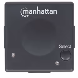 Manhattan HDMI Switch 2-Port, 1080p, Connects x2 HDMI sources to x1 display, Automatic and Manual Switching (via button), No external power required, Black, Three Year Warranty, Blister - Additional view 5