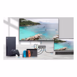 Manhattan Switches Between Three HDMI Inputs on One HDMI Output (3x1), 18G, Automatic and Manual Switching, IR Remote Control, Black - Additional view 4