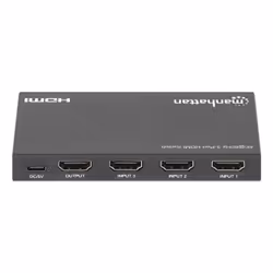 Manhattan Switches Between Three HDMI Inputs on One HDMI Output (3x1), 18G, Automatic and Manual Switching, IR Remote Control, Black - Additional view 8