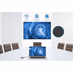 Manhattan 1080p Wireless HDMI Display Presentation Kit, 2-Piece Set with HDMI Receiver and USB-C Transmitter Dongle to Wirelessly Display a Video Signal from a Laptop/Tablet/Smartphone on an HDMI TV or Projector, Black - Additional view 6