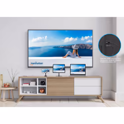 Manhattan 1080p Wireless HDMI Display Adapter with USB-C Transmitter, Dongle Wirelessly Displays a Video Signal from a USB-C Device on an HDMI TV or Projector, Requires Receiver from #208420 Wireless HDMI Presentation Kit, Black - Additional view 4