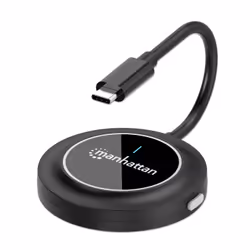 Manhattan 1080p Wireless HDMI Display Adapter with USB-C Transmitter, Dongle Wirelessly Displays a Video Signal from a USB-C Device on an HDMI TV or Projector, Requires Receiver from #208420 Wireless HDMI Presentation Kit, Black - Additional view 5