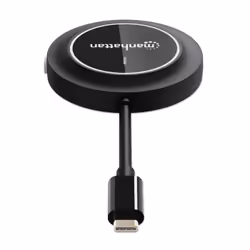 Manhattan 1080p Wireless HDMI Display Adapter with USB-C Transmitter, Dongle Wirelessly Displays a Video Signal from a USB-C Device on an HDMI TV or Projector, Requires Receiver from #208420 Wireless HDMI Presentation Kit, Black - Additional view 7