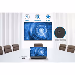 Manhattan 1080p Wireless HDMI Display Adapter with HDMI Transmitter, Dongle Wirelessly Displays a Video Signal from an HDMI Device on an HDMI TV or Projector, Requires Receiver from #208420 Wireless HDMI Presentation Kit, Black - Additional view 6