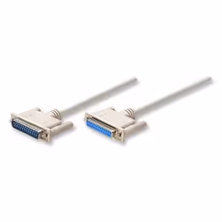 Manhattan 4.5m DB25 M/F, White, 4.5 m, DB25 M, DB25 F