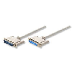 Manhattan 4.5m DB25 M/F serial cable White DB25 F