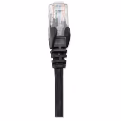 Intellinet Network Patch Cable, Cat5e, 0.5m, Black, CCA, U/UTP, PVC, RJ45, Gold Plated Contacts, Snagless, Booted, Lifetime Warranty, Polybag - Additional view 4