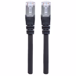Intellinet Network Patch Cable, Cat6A, 30m, Black, Copper, S/FTP, LSOH / LSZH, PVC, RJ45, Gold Plated Contacts, Snagless, Booted, Lifetime Warranty, Polybag - Additional view 4