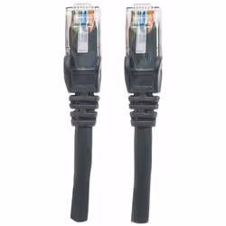 Intellinet Network Patch Cable, Cat6, 2m, Black, CCA, U/UTP, PVC, RJ45, Gold Plated Contacts, Snagless, Booted, Lifetime Warranty, Polybag - Additional view 4