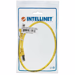 Intellinet Network Patch Cable, Cat6A, 0.5m, Yellow, Copper, S/FTP, LSOH / LSZH, PVC, RJ45, Gold Plated Contacts, Snagless, Booted, Lifetime Warranty, Polybag - Additional view 5