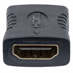 Manhattan HDMI Coupler, 4K@60Hz (Premium High Speed), Female to Female, Straight Connection, Black, Equivalent to GCHDMIFF, Ultra HD 4k x 2k, Fully Shielded, Gold Plated Contacts, Lifetime Warranty, Polybag - Additional view 5