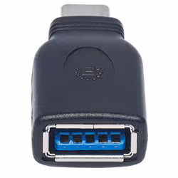 Manhattan USB-C to USB-A Adapter, Male to Female, 5 Gbps (USB 3.2 Gen1 aka USB 3.0), Equivalent to USB31CAADG, SuperSpeed USB, Black, Lifetime Warranty, Polybag - Additional view 6