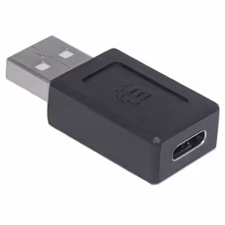 Manhattan USB-C to USB-A Adapter, Female to Male, 480 Mbps (USB 2.0), Hi-Speed USB, Black, Lifetime Warranty, Polybag - Additional view 5