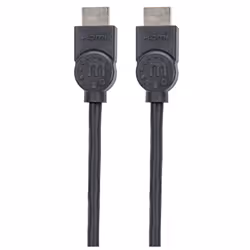 Manhattan HDMI Cable, 4K@30Hz (High Speed), 1.5m, Male to Male, Black, Equivalent to HDMM150CM, Ultra HD 4k x 2k, Fully Shielded, Gold Plated Contacts, Lifetime Warranty, Polybag - Additional view 4