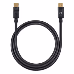 Manhattan DisplayPort 1.4 Cable, 8K@60hz, 1m, PVC Cable, Male to Male, Equivalent to DP14MM1M, With Latches, Fully Shielded, Black, Lifetime Warranty, Polybag - Additional view 5