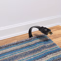 Manhattan HDMI Cable with Ethernet (Flat), 4K@60Hz (Premium High Speed), 10m, Male to Male, Black, Ultra HD 4k x 2k, Fully Shielded, Gold Plated Contacts, Lifetime Warranty, Polybag - Additional view 6
