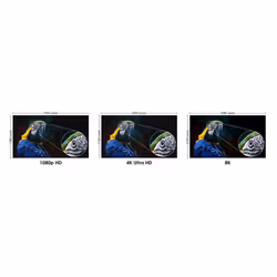 Manhattan HDMI Cable with Ethernet, 8K@60Hz (Ultra High Speed), 3m (Braided), Male to Male, Black, 4K@120Hz, Ultra HD 4k x 2k, Fully Shielded, Gold Plated Contacts, Lifetime Warranty, Polybag - Additional view 7