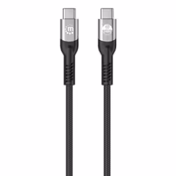 Manhattan USB-C Male to USB-C Male, 2 m (7 ft.), USB4 Gen 3x2, 8K@60Hz Single-Display / 4K@60Hz Dual-Display, Thunderbolt 4 Compatible, Power Delivery 3.1 Backward Compatible with 140/100/65 W, Black - Additional view 5