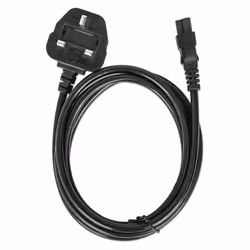 Manhattan Power Cord/Cable, UK 3-pin plug to C5 Female (cloverleaf/triangular), 1.8m, 16A, Lifetime Warranty - Additional view 5