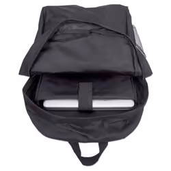Manhattan Knappack Backpack 15.6", Black, LOW COST, Lightweight, Internal Laptop Sleeve, Accessories Pocket, Padded Adjustable Shoulder Straps, Water Bottle Holder, Three Year Warranty - Additional view 5