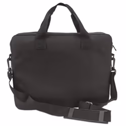 Manhattan London Laptop Bag 14.1", Top Loader, Black, LOW COST, Accessories Pocket, Shoulder Strap (removable), Notebook Case, Three Year Warranty - Additional view 4