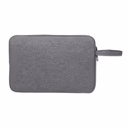 Manhattan Seattle Laptop Sleeve 14.5", Grey, Padded, Extra Soft Internal Cushioning, Main Compartment with double zips, Zippered Front Pocket, Carry Loop, Water Resistant and Durable, Notebook Slipcase, Three Year Warranty - Additional view 4