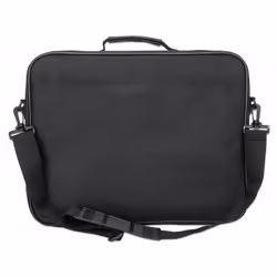 Manhattan Cambridge Laptop Bag 15.6", Clamshell Design, Black, LOW COST, Accessories Pocket, Document Compartment on Back, Shoulder Strap (removable), Equivalent to Targus TAR300, Notebook Case, Three Year Warranty - Additional view 4
