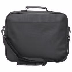 Manhattan Cambridge Laptop Bag 14.1", Clamshell Design, Black, LOW COST, Accessories Pocket, Document Compartment on Back, Shoulder Strap (removable), Equivalent to Targus CN313/CN414EU, Notebook Case, Three Year Warranty - Additional view 4