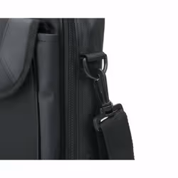 Manhattan Cambridge Laptop Bag 14.1", Clamshell Design, Black, LOW COST, Accessories Pocket, Document Compartment on Back, Shoulder Strap (removable), Equivalent to Targus CN313/CN414EU, Notebook Case, Three Year Warranty - Additional view 7