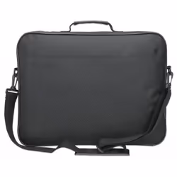 Manhattan Cambridge Laptop Bag 17.3", Clamshell Design, Black, LOW COST, Accessories Pocket, Document Compartment on Back, Shoulder Strap (removable), Equivalent to Targus CN418EU, Notebook Case, Three Year Warranty - Additional view 4