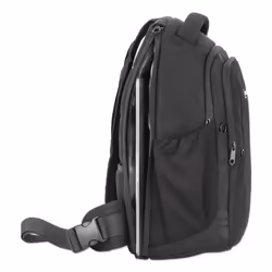 Manhattan Amsterdam Sling Backpack 13.33", Anti Theft, Black, Top Load Backpack, Carrier with Single Shoulder Strap for Notebooks and Tablets up to 13.3", Premium Padding, Front and Multiple Interior Pockets, Water-Resistant - Additional view 4