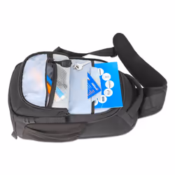 Manhattan Amsterdam Sling Backpack 13.33", Anti Theft, Black, Top Load Backpack, Carrier with Single Shoulder Strap for Notebooks and Tablets up to 13.3", Premium Padding, Front and Multiple Interior Pockets, Water-Resistant - Additional view 6