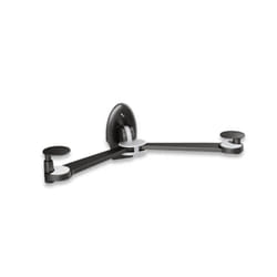 Manhattan Universal Folding A/V Wall Mount, Plastic Wall Mount with Adjustable Support Arms for Audio/Video Components