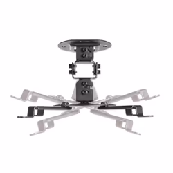 Manhattan Projector Mount, Ceiling, Universal, Tilt, Swivel & Rotate, Height: 15cm, Max 13.5kg, Black, Lifetime Warranty - Additional view 8