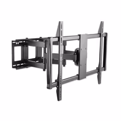 Manhattan TV & Monitor Mount, Wall, Full Motion, 1 screen, Screen Sizes: 60-100", Black, VESA 200x200 to 900x600mm, Max 80kg, LFD, Tilt & Swivel with 3 Pivots, Lifetime Warranty - Additional view 5