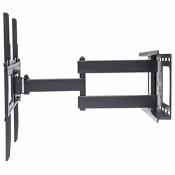 Manhattan TV & Monitor Mount, Wall, Full Motion, 1 screen, Screen Sizes: 37-65", Black, VESA 200x200 to 600x400mm, Max 50kg, LFD, Tilt & Swivel with 3 Pivots, Lifetime Warranty - Additional view 4