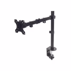 Manhattan Desk Mount for TV & Monitors (Full Motion), For screens 13" to 27", Clamp fitting to desk, VESA compatability: 75x75mm and 100x100mm - check the dimensions of the four mounting holes on back of screen to ensure it fits, Max 8kg, Bracket, Lifetime Warranty - Additional view 2