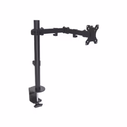 Manhattan Desk Mount for TV & Monitors (Full Motion), For screens 13" to 27", Clamp fitting to desk, VESA compatability: 75x75mm and 100x100mm - check the dimensions of the four mounting holes on back of screen to ensure it fits, Max 8kg, Bracket, Lifetime Warranty - Additional view 3