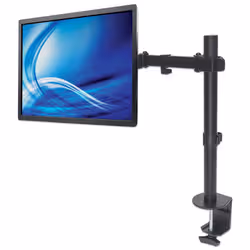 Manhattan Desk Mount for TV & Monitors (Full Motion), For screens 13" to 27", Clamp fitting to desk, VESA compatability: 75x75mm and 100x100mm - check the dimensions of the four mounting holes on back of screen to ensure it fits, Max 8kg, Bracket, Lifetime Warranty - Additional view 4